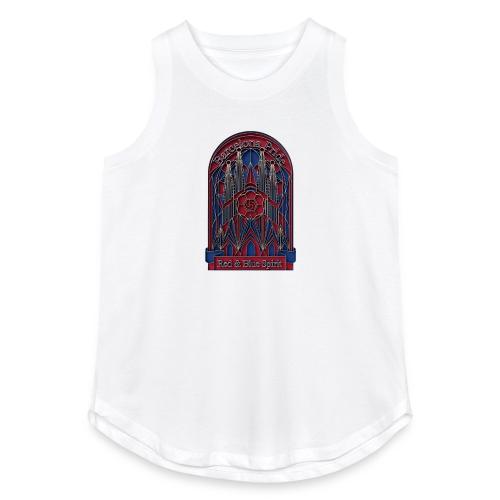 Barcelona Scarlet Pride T Shirt, Vibrant City Gift - Women's Relaxed Tank Top