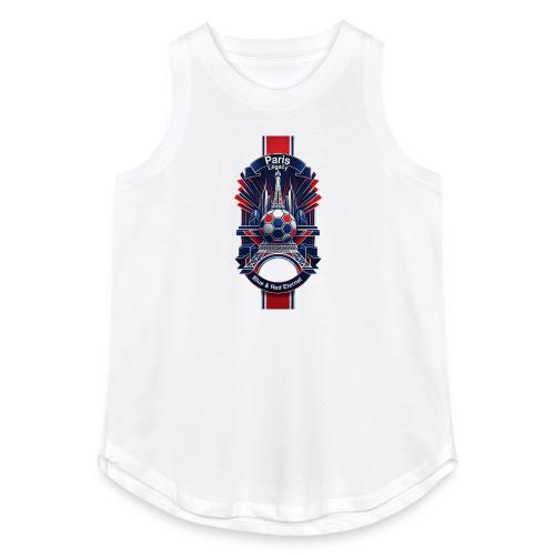 Paris Tower Legacy T Shirt, Soccer City Pride Gift - Women's Relaxed Tank Top