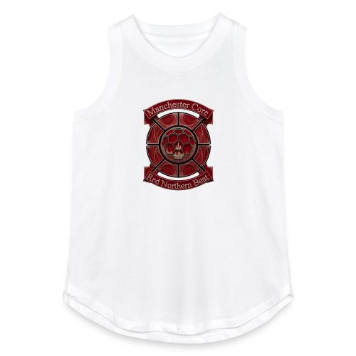 Manchester Is Red T Shirt, Soccer City Pride Gift - Women's Relaxed Tank Top