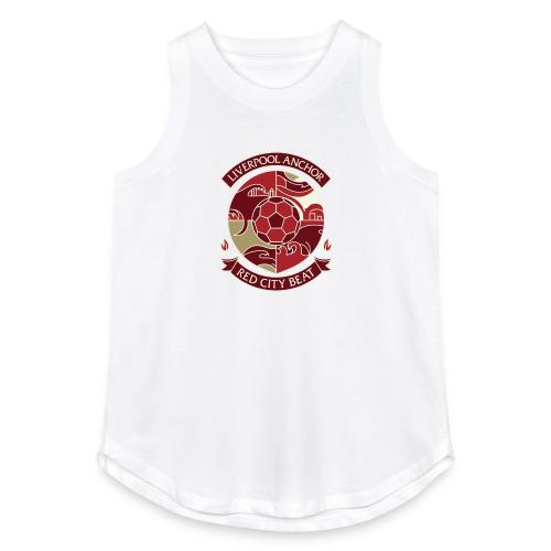 Liverpool Anchor T Shirt, Soccer City Pride Gift - Women's Relaxed Tank Top