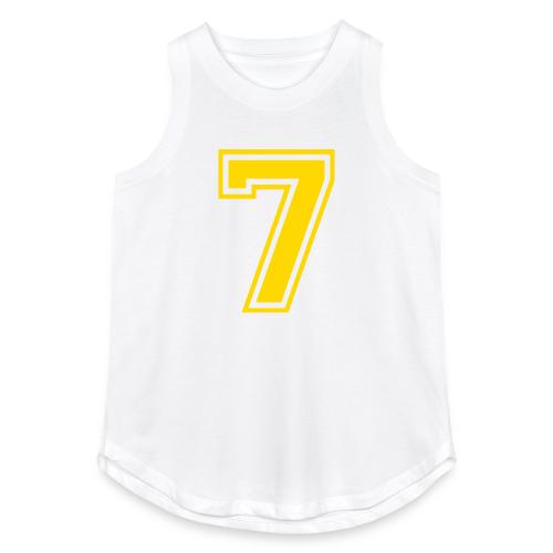 Number 7 in a classic athletic collegiate font - Women's Relaxed Tank Top