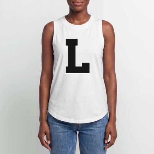 Varsity Letter L Athletic Monogram - Women's Relaxed Tank Top
