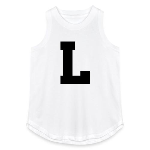 Varsity Letter L Athletic Monogram - Women's Relaxed Tank Top