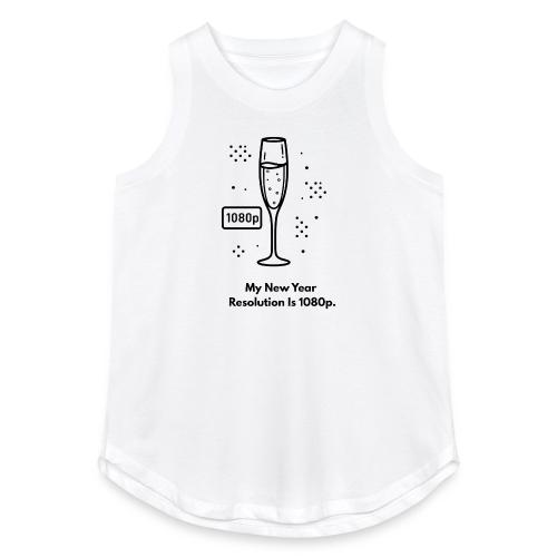 My New Year Resolution Is 1080p T-Shirt - Women's Relaxed Tank Top