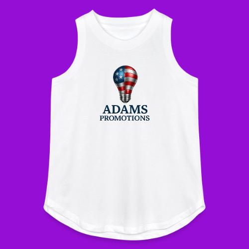 Adams promotions American flag metallic light bulb - Women's Relaxed Tank Top