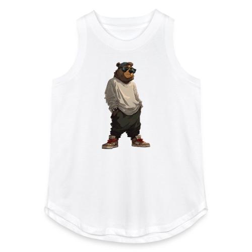 Urban Streetwear Bear Cool Apparel Design - Women's Relaxed Tank Top