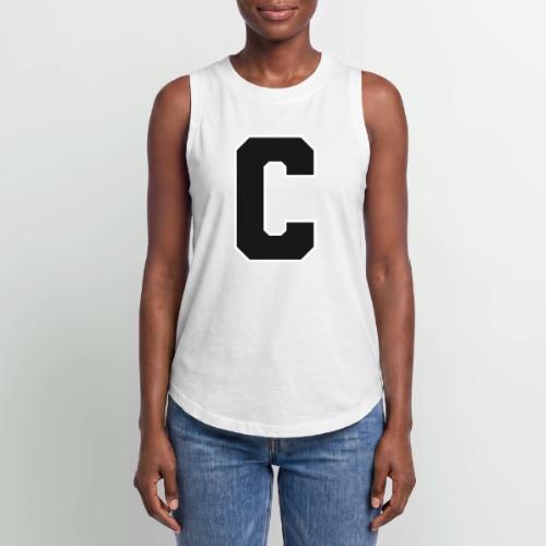 Varsity Letter C Collegiate Monogram - Women's Relaxed Tank Top