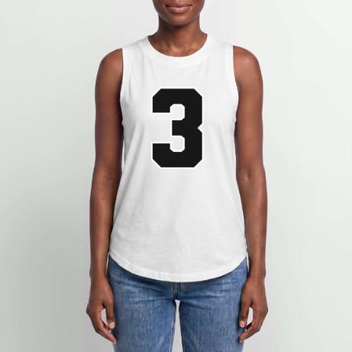 Varsity Number 3 Athletic Font - Women's Relaxed Tank Top