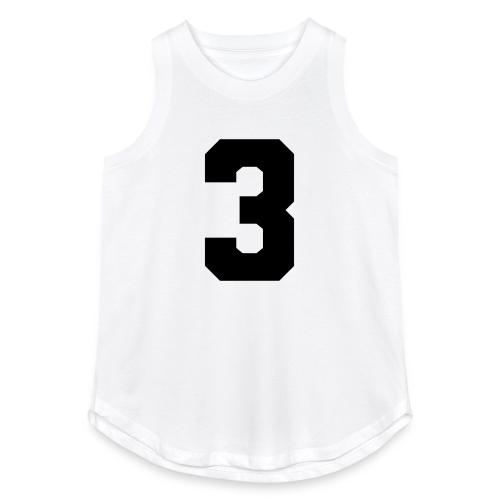 Varsity Number 3 Athletic Font - Women's Relaxed Tank Top