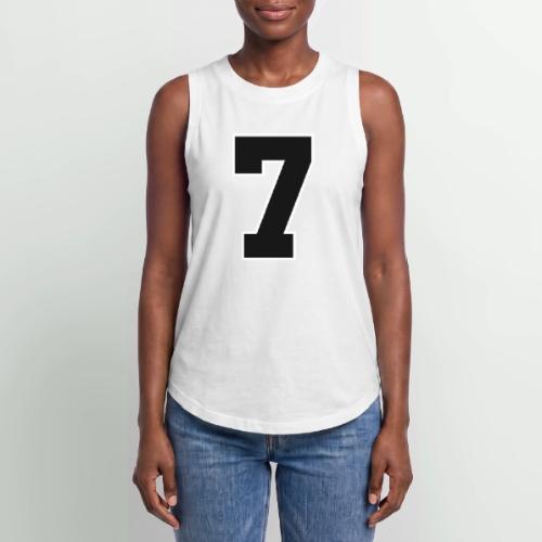 Varsity Number 7 Athletic Look - Women's Relaxed Tank Top