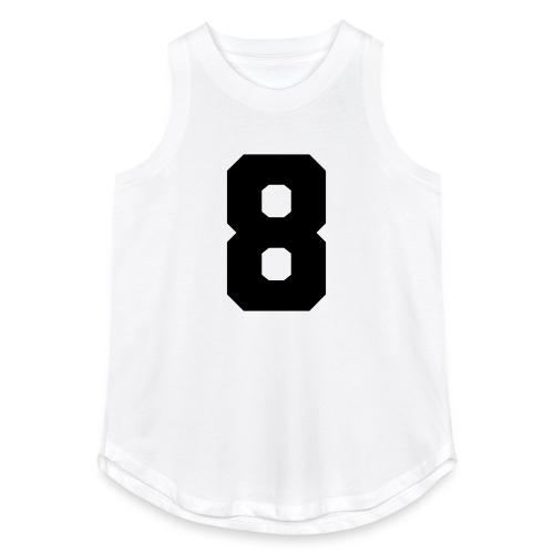 Varsity Number 8 College Style - Women's Relaxed Tank Top