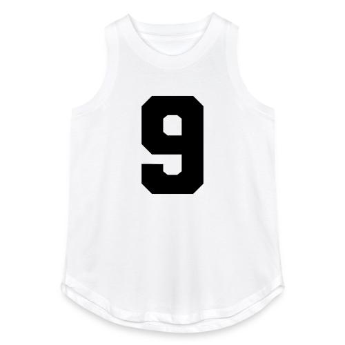 Varsity Number 9 Athletic Font - Women's Relaxed Tank Top