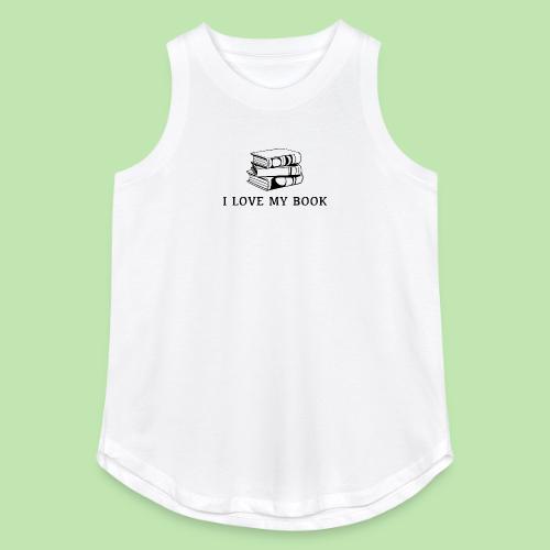 I love my book t-shirt - Women's Relaxed Tank Top