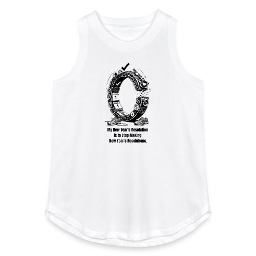 The Resolution Loop - Sarcastic New Year's T-Shirt - Women's Relaxed Tank Top