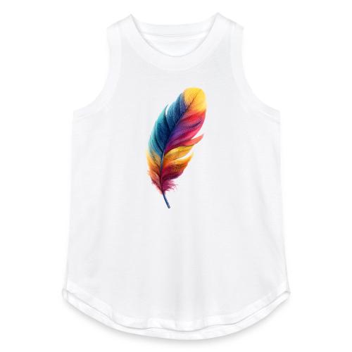 Rainbow Flight Feather - Women's Relaxed Tank Top