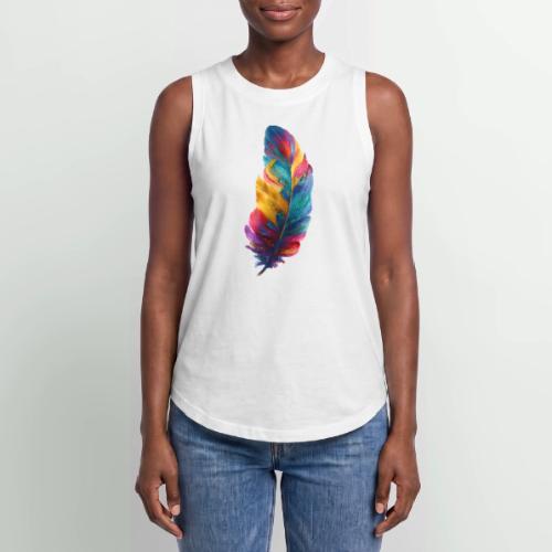 Spectrum Feather Flow - Women's Relaxed Tank Top
