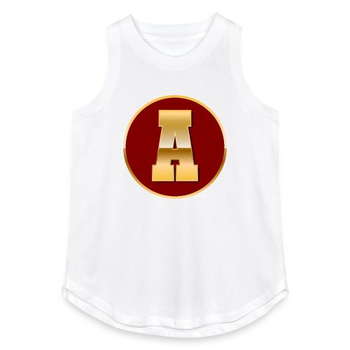 Letter A – Capital Varsity Alphabet Monogram - Women's Relaxed Tank Top