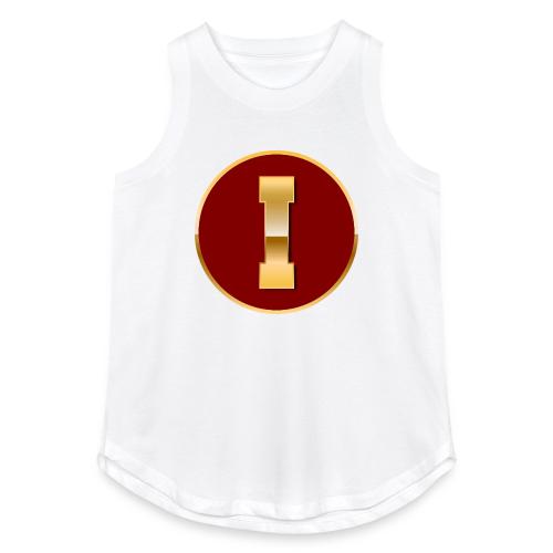 Letter I – Capital Varsity Alphabet Monogram - Women's Relaxed Tank Top