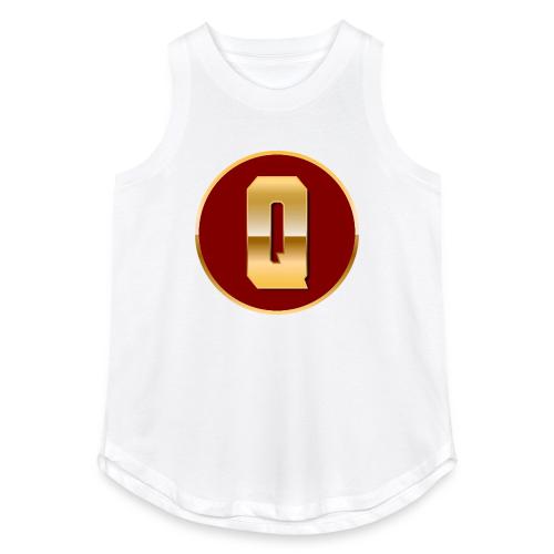 Letter Q – Capital Varsity Alphabet Monogram - Women's Relaxed Tank Top