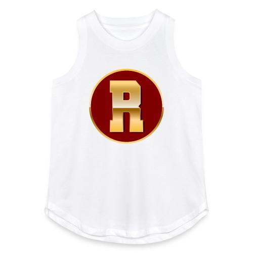 Letter R – Capital Varsity Alphabet Monogram - Women's Relaxed Tank Top