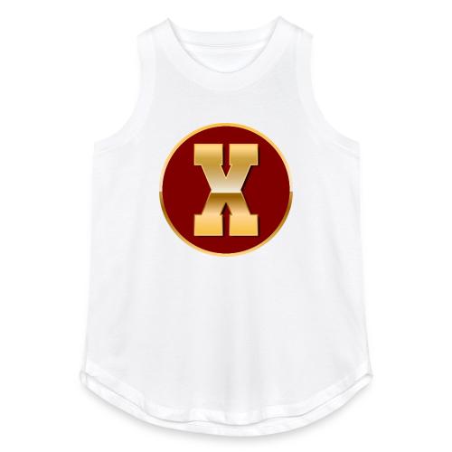 Letter X – Capital Varsity Alphabet Monogram - Women's Relaxed Tank Top
