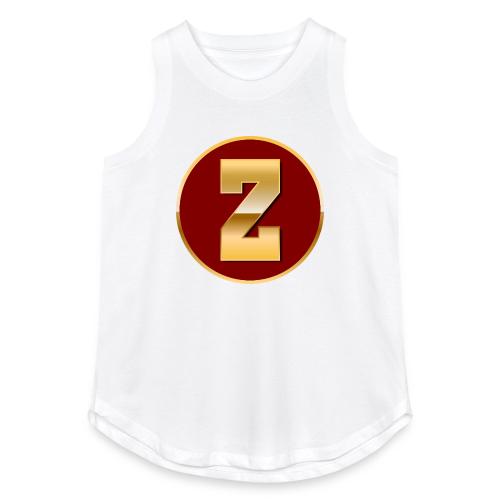 Letter Z – Capital Varsity Alphabet Monogram - Women's Relaxed Tank Top