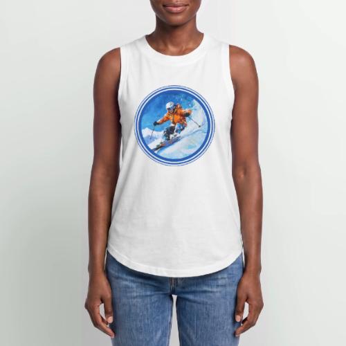 Skiing: On the Edge - Women's Relaxed Tank Top