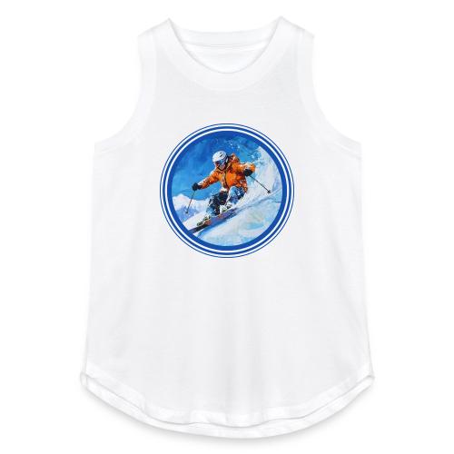 Skiing: On the Edge - Women's Relaxed Tank Top