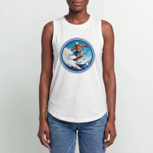 Snowboarding Vibes - Women's Relaxed Tank Top