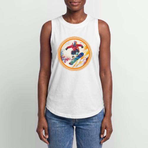 Snowboarding Horizon - Women's Relaxed Tank Top