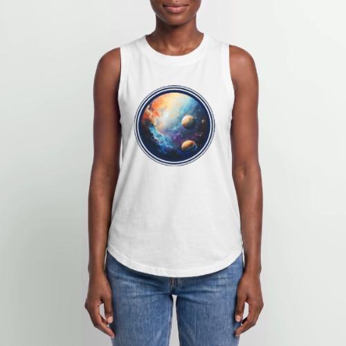 Nebula of Planets - Women's Relaxed Tank Top