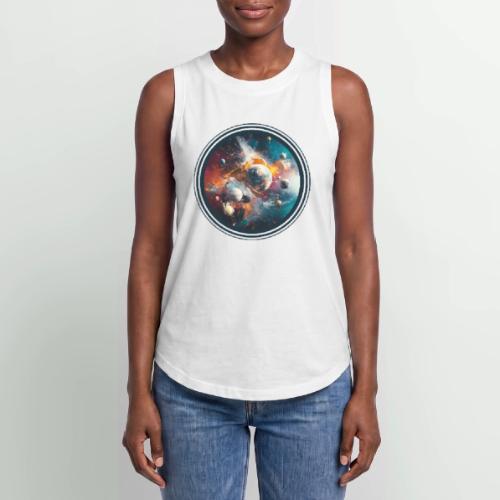 Planets in Acrylic Dreams - Women's Relaxed Tank Top