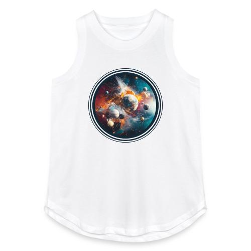 Planets in Acrylic Dreams - Women's Relaxed Tank Top