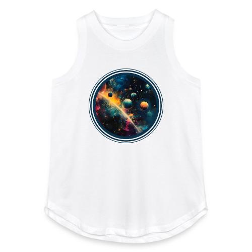 Painted Planetscape - Women's Relaxed Tank Top