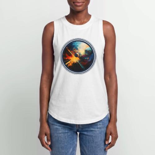 Planets in Turmoil - Women's Relaxed Tank Top