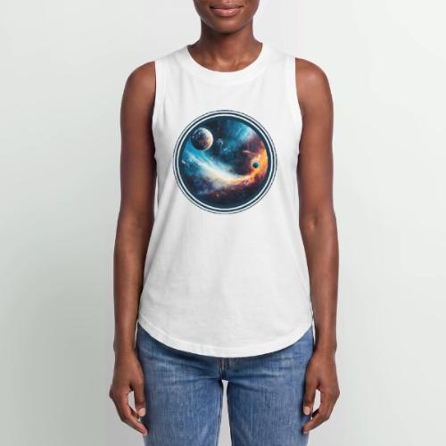 Planets Among Colors - Women's Relaxed Tank Top