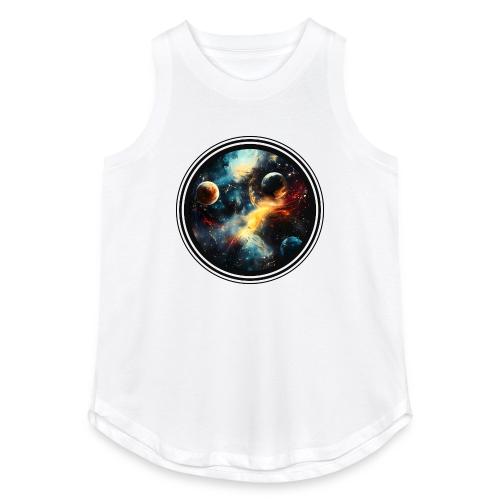 Painted Cosmos of Planets - Women's Relaxed Tank Top
