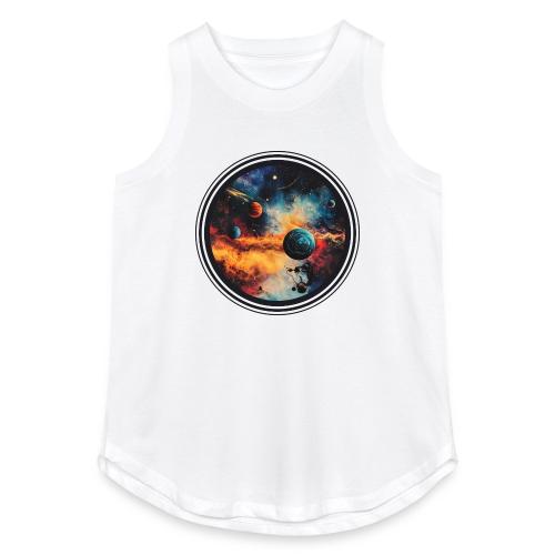 Cosmic Brush Planets - Women's Relaxed Tank Top