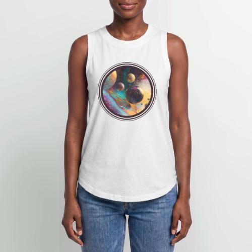 Planets in the Abstract - Women's Relaxed Tank Top
