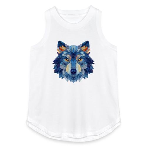 Wolf: Alpha Portrait - Women's Relaxed Tank Top
