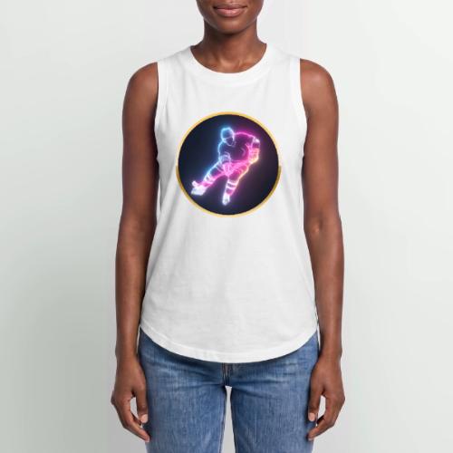 Hockey: Neon Ice Striker - Women's Relaxed Tank Top