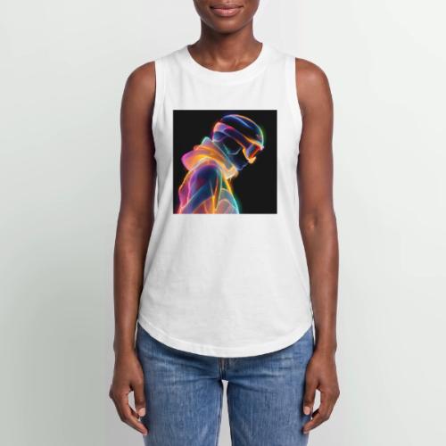 Snowboarding: Neon Gravity Ride - Women's Relaxed Tank Top