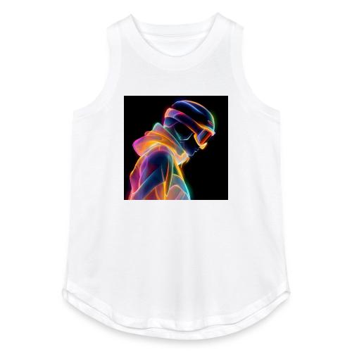Snowboarding: Neon Gravity Ride - Women's Relaxed Tank Top