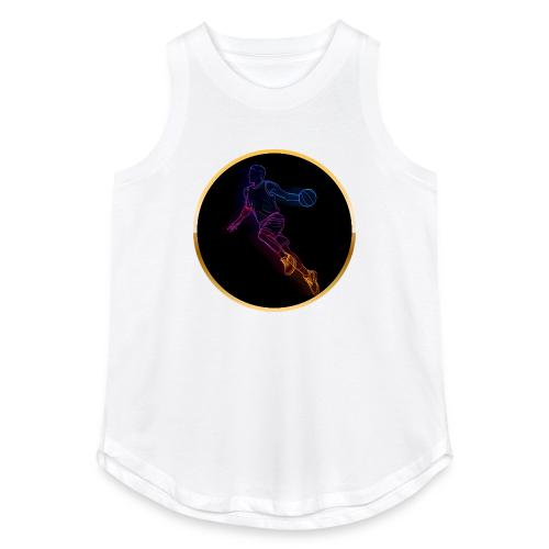 Basketball: Neon Jump Shot - Women's Relaxed Tank Top