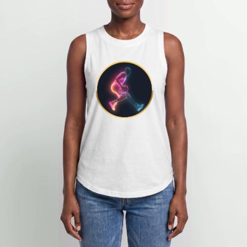 Basketball: Golden Court Glow - Women's Relaxed Tank Top