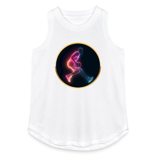 Basketball: Golden Court Glow - Women's Relaxed Tank Top