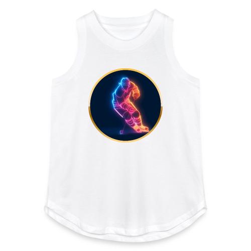 Hockey: Neon Hockey Sketch - Women's Relaxed Tank Top