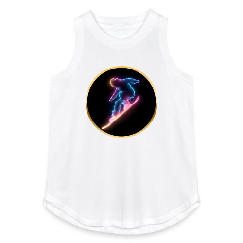 Snowboarding: Neon Snow Drift - Women's Relaxed Tank Top