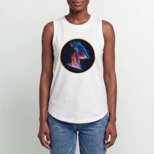 Snowboarding: Arctic Neon Leap - Women's Relaxed Tank Top