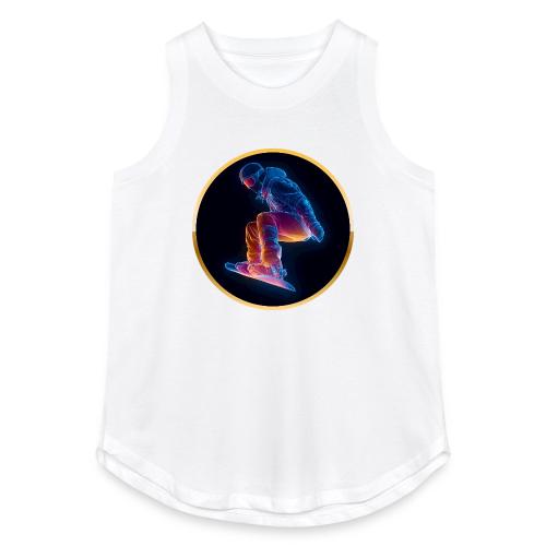 Snowboarding: Arctic Neon Leap - Women's Relaxed Tank Top